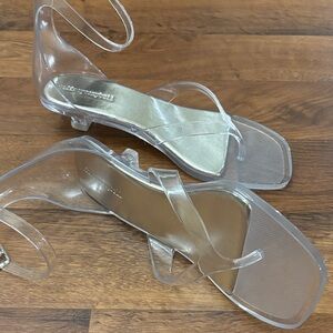Jeffrey Campbell Gummy Transparent Sandals